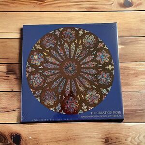 Washington National Cathedral 500 Piece Puzzle The Creation Rose New Sealed